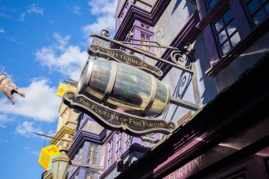 Orlando, Amerika Birleşik Devletleri - 11 Şubat 2017: Harry Potter Universal Studios Dragon'da