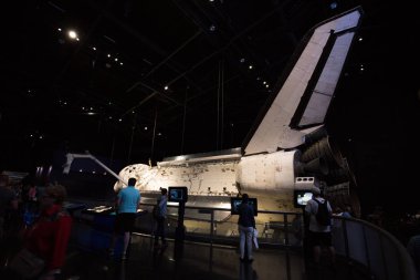 Apollo / Saturn V Merkezi, uzay hangar roket Kennedy Uzay Merkezi, Florida, ABD ile