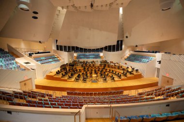 Konser Salonu yeni dünya Senfoni, Miami Beach, Florida, ABD, iç