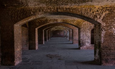 İç savaş Fort Jefferson Kuru Tortugas Milli Parkı, Florida, ABD