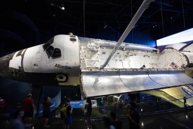 Apollo / Saturn V Merkezi, uzay hangar roket Kennedy Uzay Merkezi, Florida, ABD ile