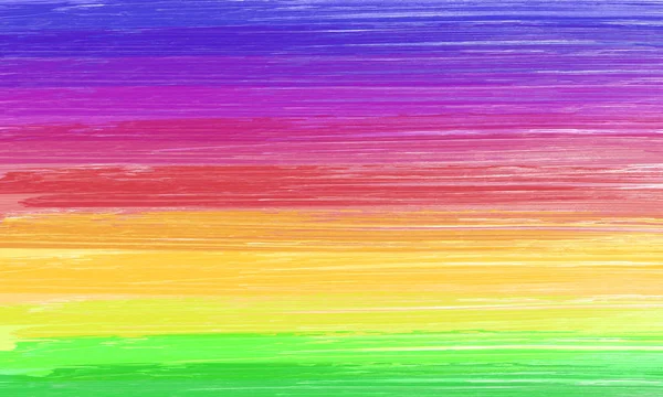 Красочный Радужный Фон Кисти Краски — стоковое фото