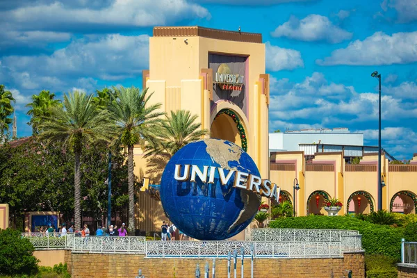 Orlando Usa Listopadu 2018 Slavná Univerzální Globe Universal Studios Orlandu — Stock fotografie