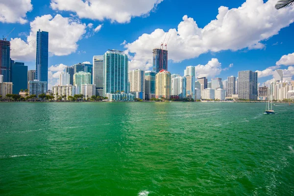 Usa Florida Miami Februari 2017 Miami Internationella Båtmässa Downtown Miami — Stockfoto