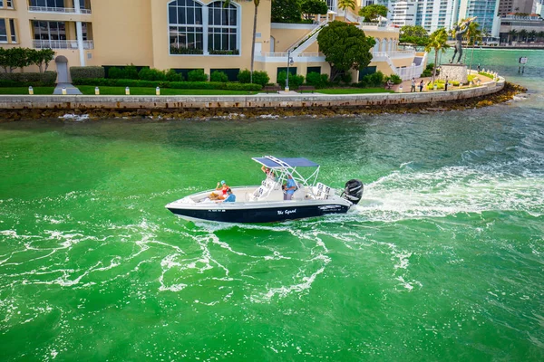 Usa Florida Miami Febrero 2017 Miami International Boat Show Centro — Foto de Stock