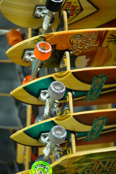 Close Skateboards Ron Jon Surf Shop Cocoa Beach Florida Usa — Stock Photo, Image