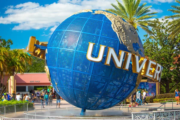 Orlando Usa Listopadu 2018 Slavná Univerzální Globe Universal Studios Orlandu — Stock fotografie