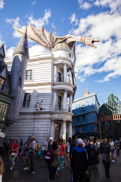 Orlando Marzo 2017 Dragon Harry Potter Universal Studios — Foto de Stock
