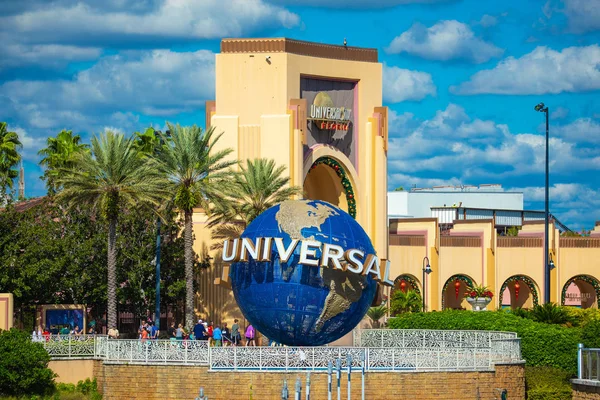 Orlando Usa Novembre 2018 Famoso Universal Globe Agli Universal Studios — Foto Stock