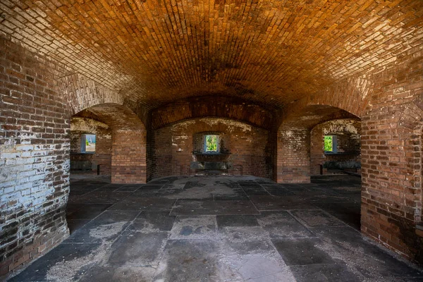 Guerra Civil Fort Jefferson Dry Tortugas National Park Flórida Eua — Fotografia de Stock