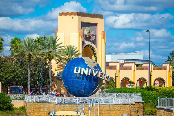 Orlando Usa Listopadu 2018 Slavná Univerzální Globe Universal Studios Orlandu — Stock fotografie