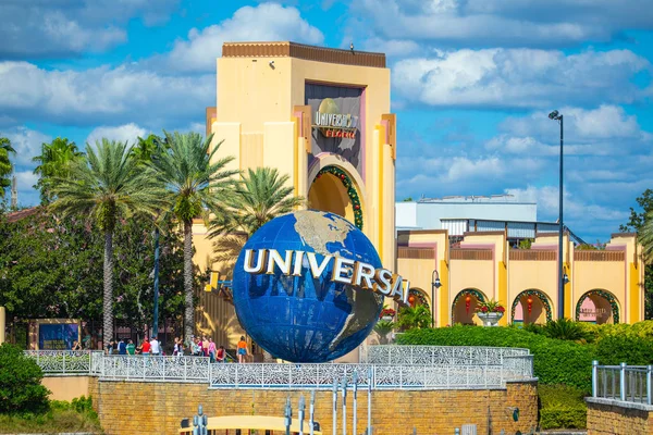 Orlando Usa Listopadu 2018 Slavná Univerzální Globe Universal Studios Orlandu — Stock fotografie