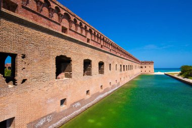 İç savaş Fort Jefferson ve Meksika Körfezi'nde Kuru Tortugas Milli Parkı, Florida, ABD