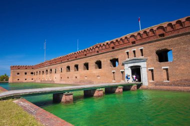 İç savaş Fort Jefferson ve Meksika Körfezi'nde Kuru Tortugas Milli Parkı, Florida, ABD