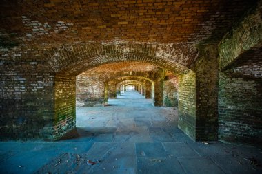 İç savaş Fort Jefferson Kuru Tortugas Milli Parkı, Florida, ABD