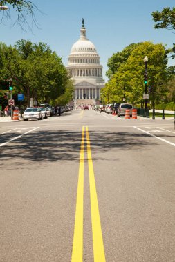 Birleşik Devletler Kongre Binası. Washington, D.C. ABD'de bina