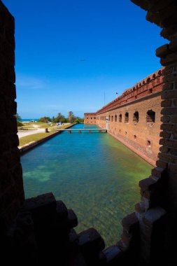 İç savaş Fort Jefferson ve Meksika Körfezi'nde Kuru Tortugas Milli Parkı, Florida, ABD