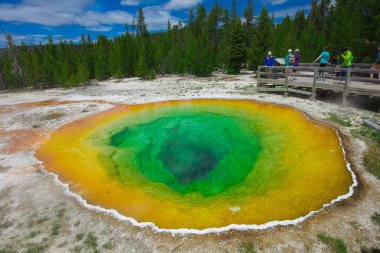 güzel zafer Şofben Yellowstone Milli Parkı, Wyoming, ABD
