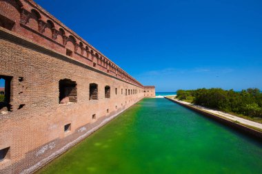 İç savaş Fort Jefferson ve Meksika Körfezi'nde Kuru Tortugas Milli Parkı, Florida, ABD