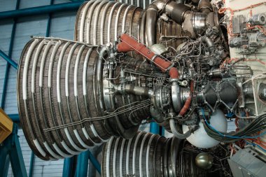 Apollo / Saturn V Merkezi, uzay hangar roket Kennedy Uzay Merkezi, Florida, ABD ile