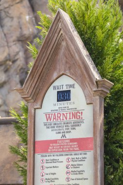 Orlando, Florida, Abd - 11 Mart 2017: Macera Adaları'nda hogwarts