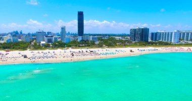 South Beach, Miami Beach, Florida, ABD havadan görünümü