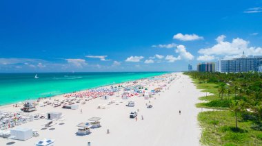 South Beach, Miami Beach, Florida, ABD havadan görünümü