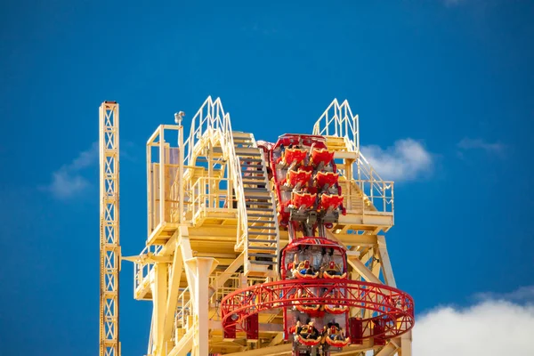 Personas Montaña Rusa Rip Ride Rockit Universal Orlando Resort Orlando — Foto de Stock