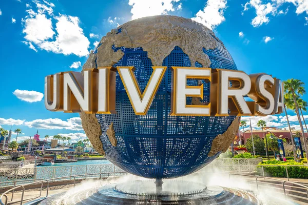 Орландо Сша Ноября 2018 Года Знаменитый Universal Globe Universal Studios — стоковое фото
