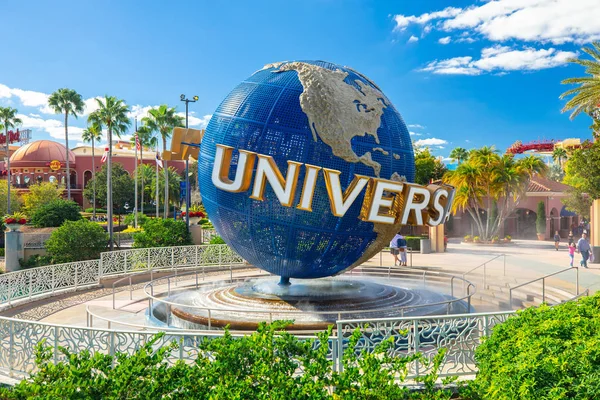 Orlando Noviembre 2018 Famoso Universal Globe Universal Studios Orlando Florida — Foto de Stock