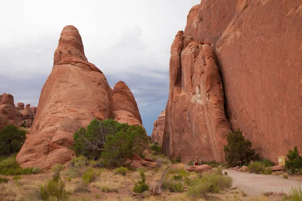 Piękny Krajobraz Red Rock Canyon National Ochrony Obszaru Nevada Stany — Zdjęcie stockowe