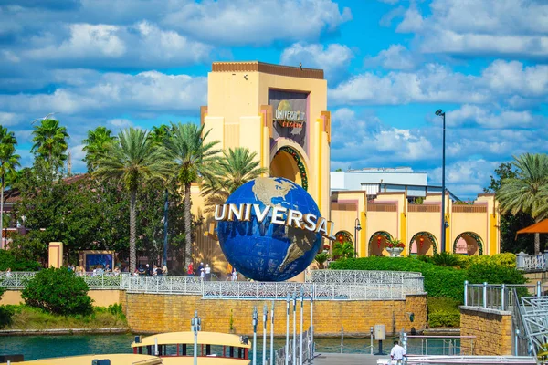 Orlando Usa Listopadu 2018 Slavná Univerzální Globe Universal Studios Orlandu — Stock fotografie