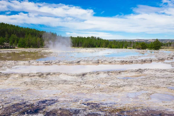 Smuk Gejser Yellowstone National Park Wyoming Usa - Stock-foto