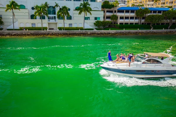 Usa Florida Miami Febrero 2017 Miami International Boat Show Centro — Foto de Stock