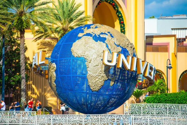 Orlando Verenigde Staten November 2018 Beroemde Universele Globe Universal Studios — Stockfoto