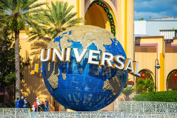 Orlando Usa Listopadu 2018 Slavná Univerzální Globe Universal Studios Orlandu — Stock fotografie