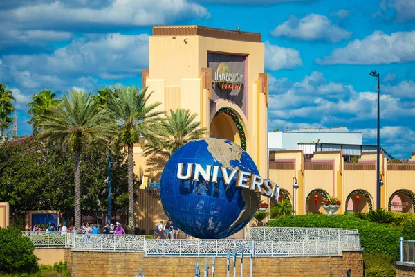 Orlando Usa Listopadu 2018 Slavná Univerzální Globe Universal Studios Orlandu — Stock fotografie