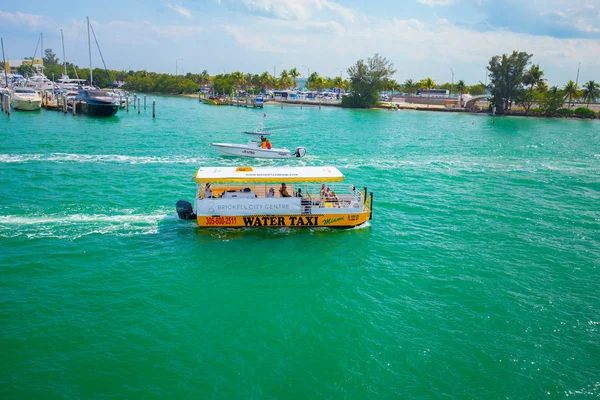 Usa Florida Miami Febrero 2017 Miami International Boat Show Centro — Foto de Stock