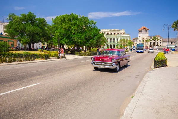 Staré Barevné Budovy Ulice Historického Centra Havana Kuba — Stock fotografie