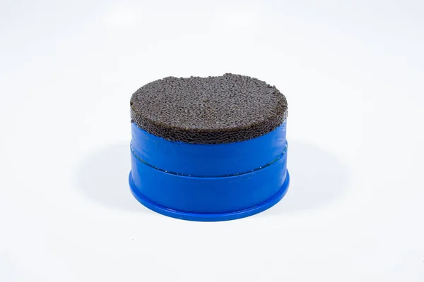 Black Caviar Bowl White Background — Stock Photo, Image