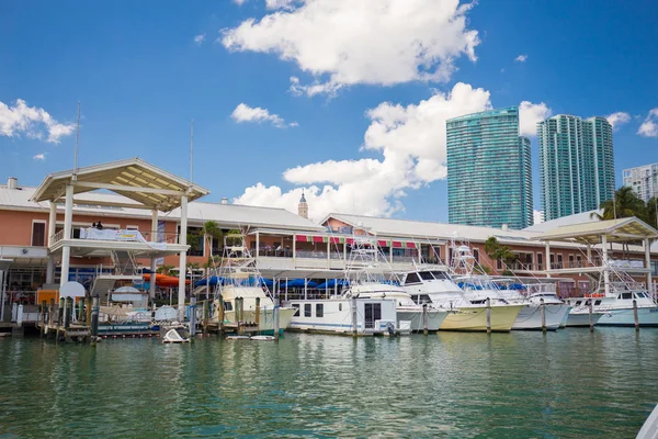 Usa Florida Miami Febrero 2017 Miami International Boat Show Centro — Foto de Stock