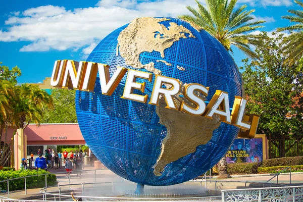 Orlando Usa Listopadu 2018 Slavná Univerzální Globe Universal Studios Orlandu — Stock fotografie