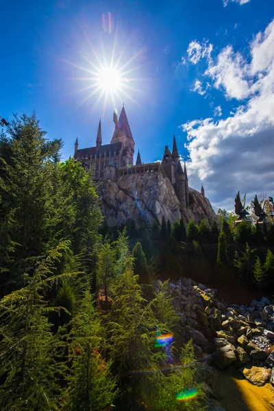 Orlando Florida Abd Mart 2017 Macera Adaları Ndaki Hogwarts Kalesi — Stok fotoğraf