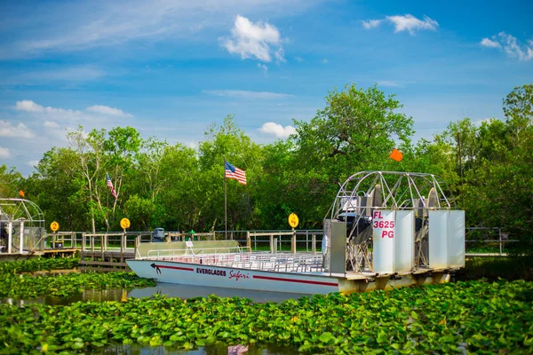 Barcos Everglades National Park Florida Estados Unidos — Foto de Stock