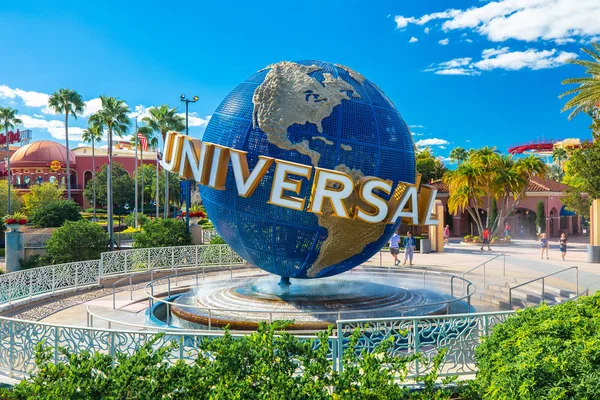 Orlando Eua Novembro 2018 Famoso Globo Universal Universal Studios Orlando — Fotografia de Stock