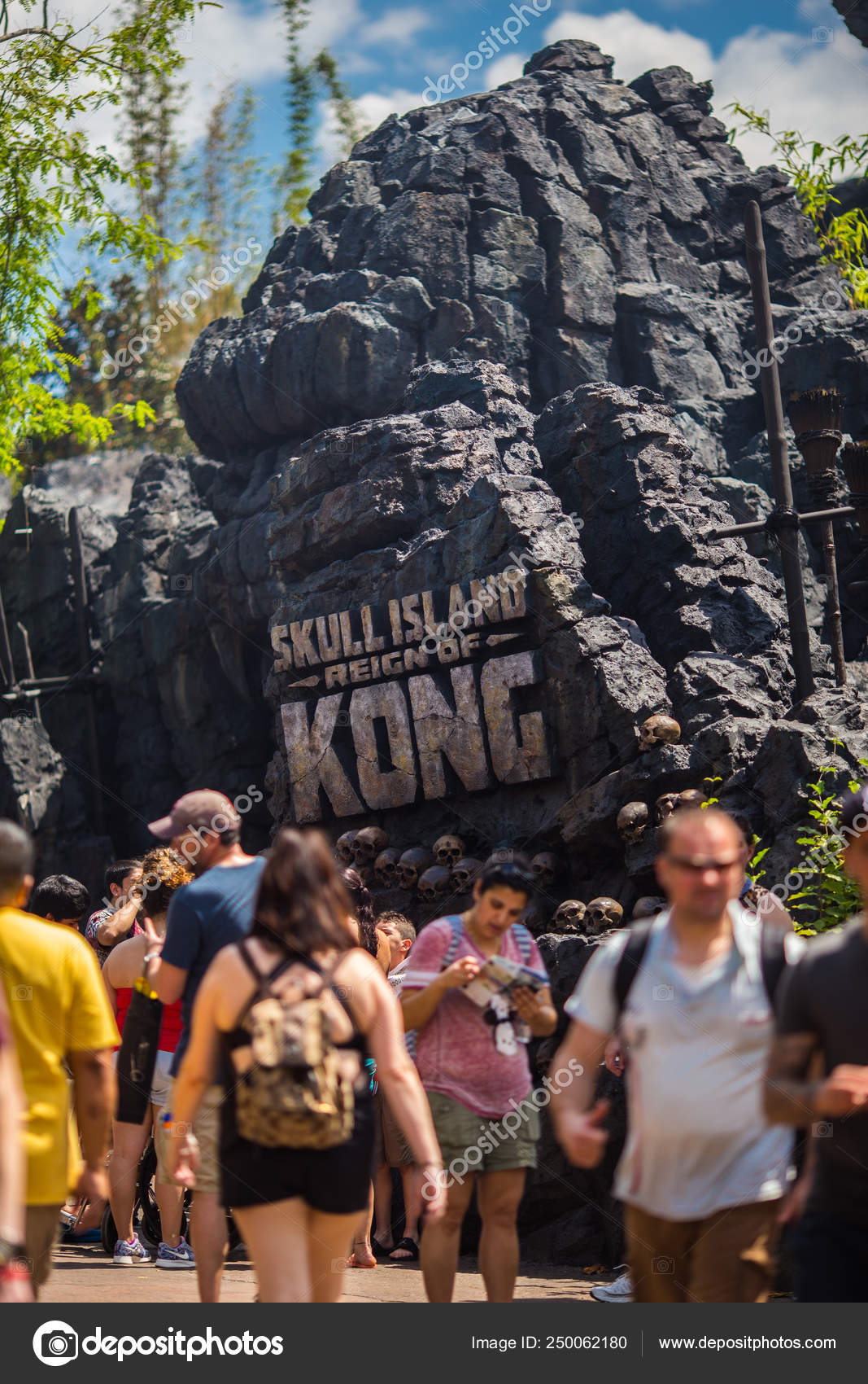 Ride Skull Island Herrschaft Des Kongos Inseln Des Abenteuers Orlando Redaktionelles Stockfoto C Sergey Miami2you Com 250062180