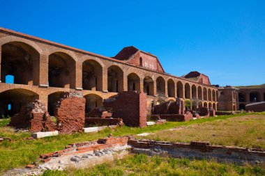 İç savaş Fort Jefferson Kuru Tortugas Milli Parkı, Florida, ABD