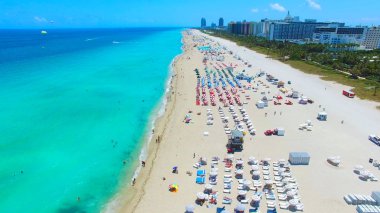 South Beach, Miami Beach, Florida, ABD havadan görünümü