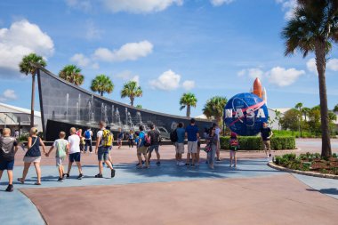 Abd. Florida. Cape Canaveral, Mayıs 2018: Kennedy Uzay Merkezi, gezi turu