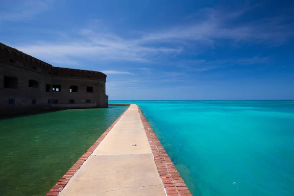 Polgárháború Fort Jefferson Mexikói Öböl Dry Tortugas Nemzeti Park Florida — Stock Fotó